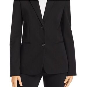 Helmut Lang Shrunken Blazer Women's Classic Black Suit Jacket